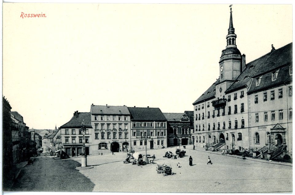 19804-Roßwein-1915-Markt-Brück & Sohn Kunstverlag