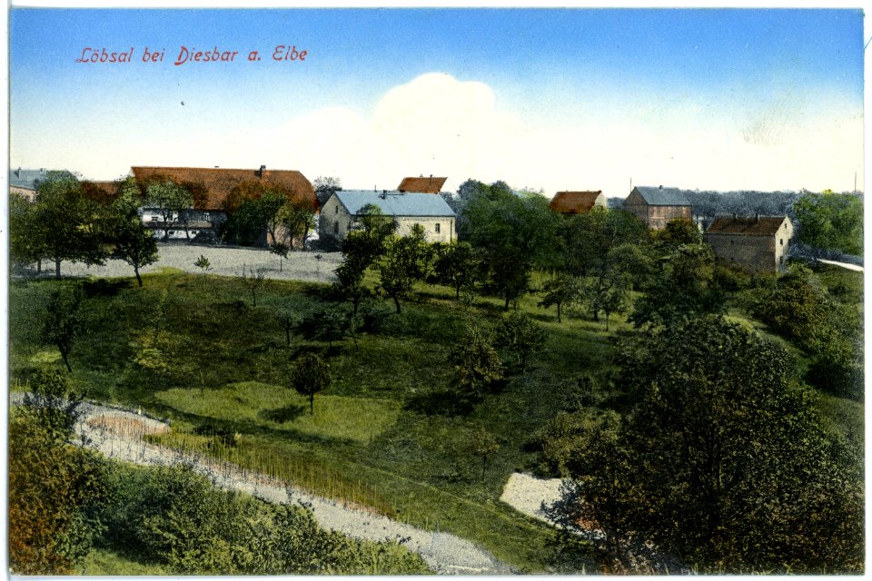 19093-Löbsal-1915-bei Diesbar-Brück & Sohn Kunstverlag