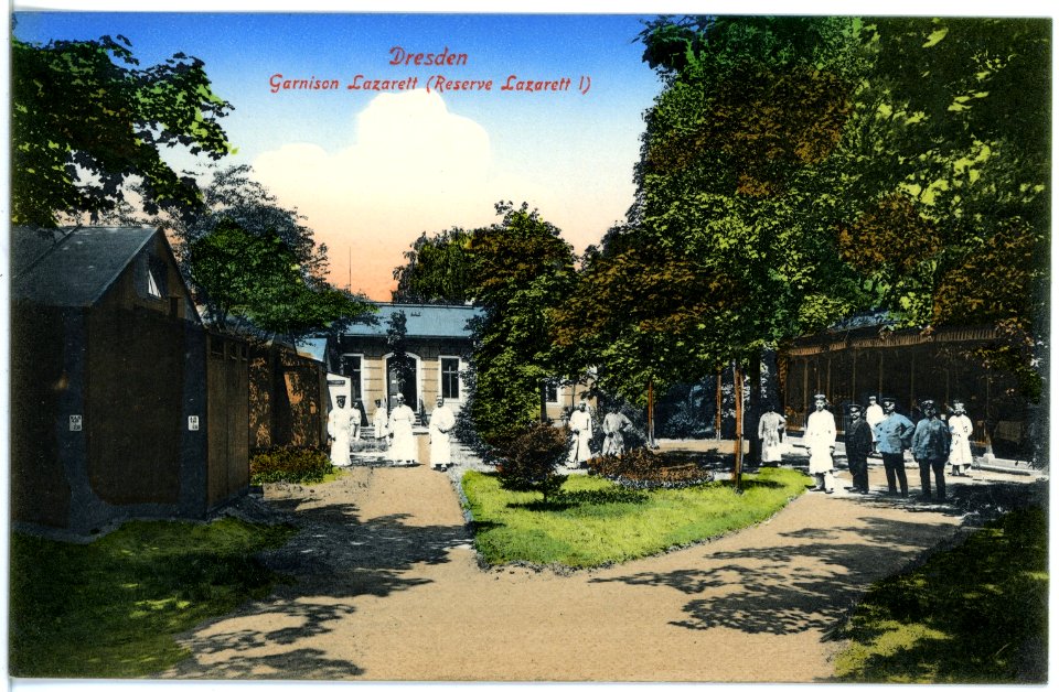 19128-Dresden-1915-Garnison-Lazarett (Reserve-Lazarett I)-Brück & Sohn Kunstverlag