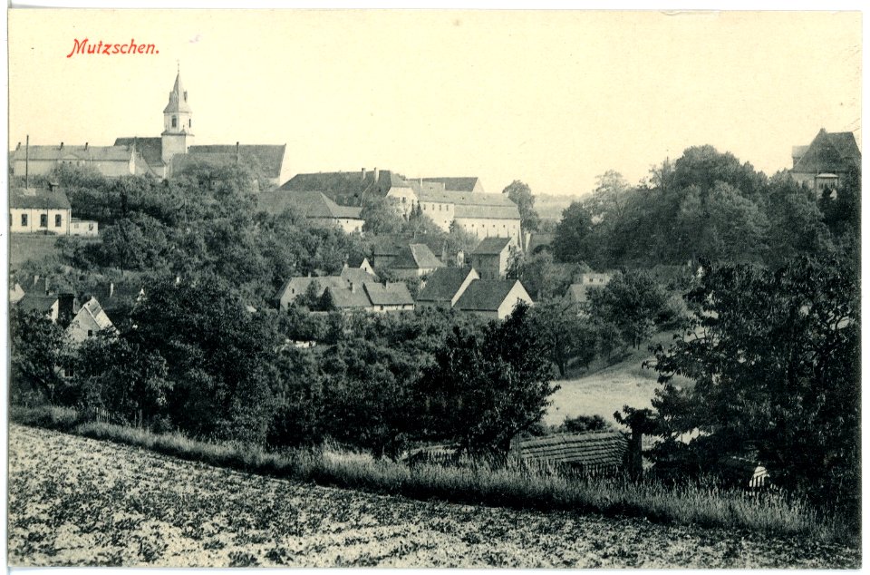 19091-Mutzschen-1915-Blick auf Mutzschen-Brück & Sohn Kunstverlag