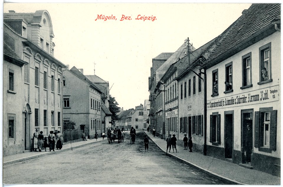 19289-Mügeln-1915-Hauptstraße-Brück & Sohn Kunstverlag