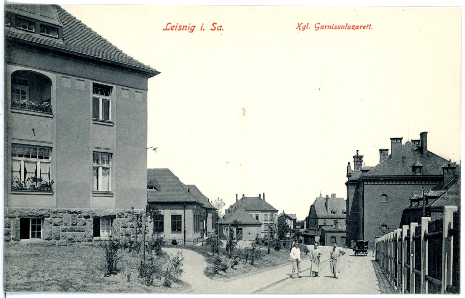 19371-Leisnig-1915-Garnisonlazarett-Brück & Sohn Kunstverlag