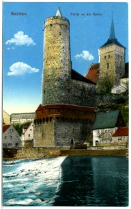 19067-Bautzen-1915-Partie an der Spree-Brück & Sohn Kunstverlag