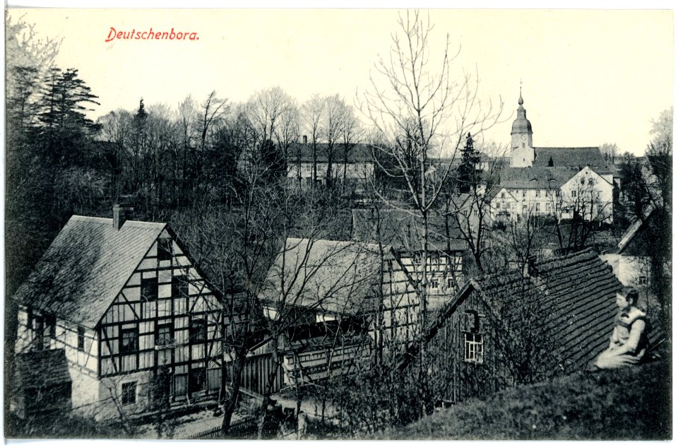 19321-Deutschenbora-1915-Blick auf Deutschenbora-Brück & Sohn Kunstverlag