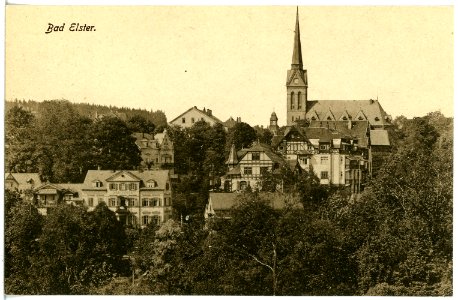 20509-Bad Elster-1917-Blick auf Bad Elster-Brück & Sohn Kunstverlag