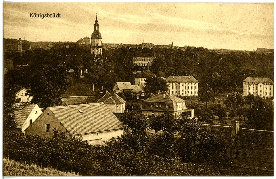 19595-Königsbrück-1915-Blick auf Königsbrück-Brück & Sohn Kunstverlag