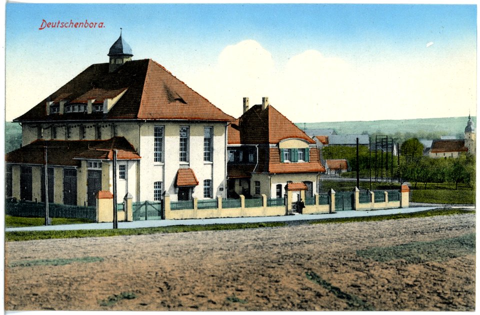 19325-Deutschenbora-1915-Blick auf Deutschenbora-Brück & Sohn Kunstverlag