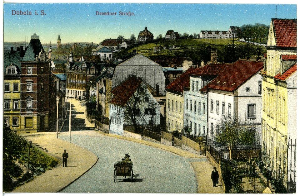 19179-Döbeln-1915-Dresdner Straße-Brück & Sohn Kunstverlag
