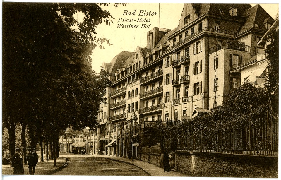 20496-Bad Elster-1917-Wettiner Hof-Brück & Sohn Kunstverlag