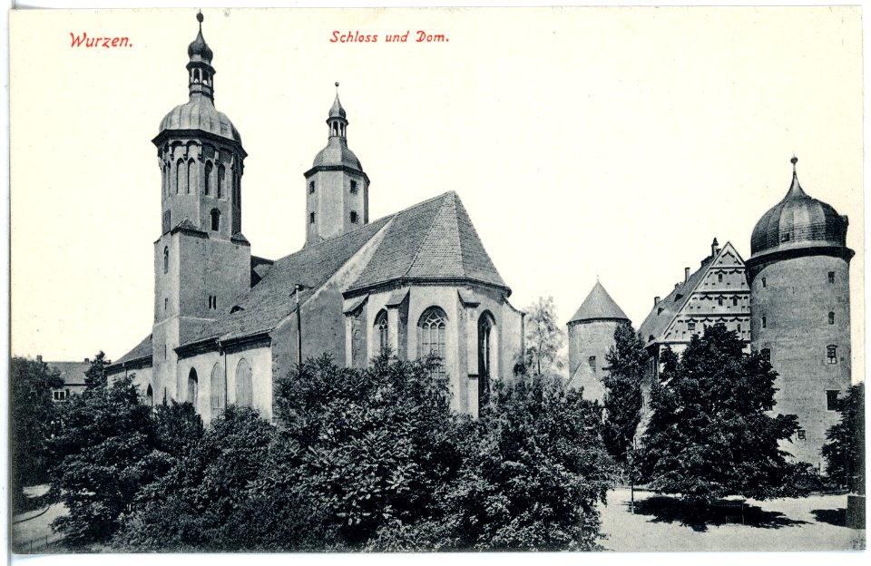 19231-Wurzen-1915-Schloß und Dom-Brück & Sohn Kunstverlag