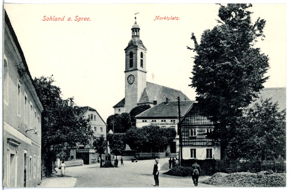 19512-Sohland-1915-Marktplatz-Brück & Sohn Kunstverlag