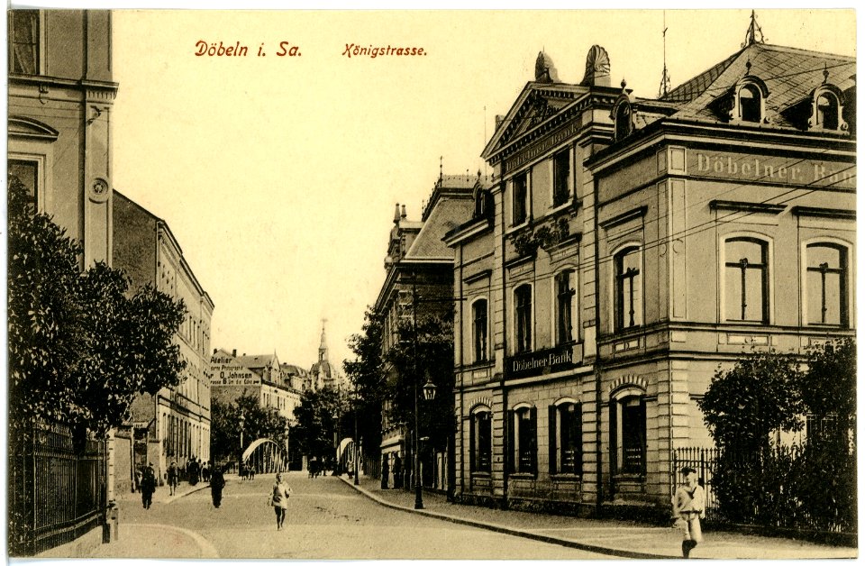 19209-Döbeln-1915-Königstraße-Brück & Sohn Kunstverlag