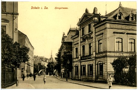 19209-Döbeln-1915-Königstraße-Brück & Sohn Kunstverlag