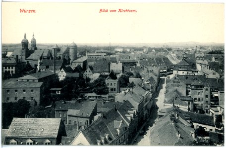 19242-Wurzen-1915-Blick vom Kirchturm auf Wurzen-Brück & Sohn Kunstverlag