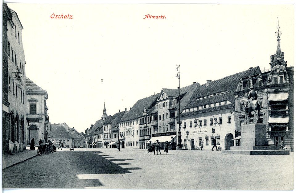 19272-Oschatz-1915-Altmarkt-Brück & Sohn Kunstverlag