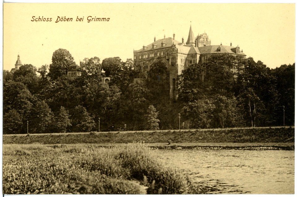 19357-Grimma-1915-Schloß Döben bei Grimma-Brück & Sohn Kunstverlag