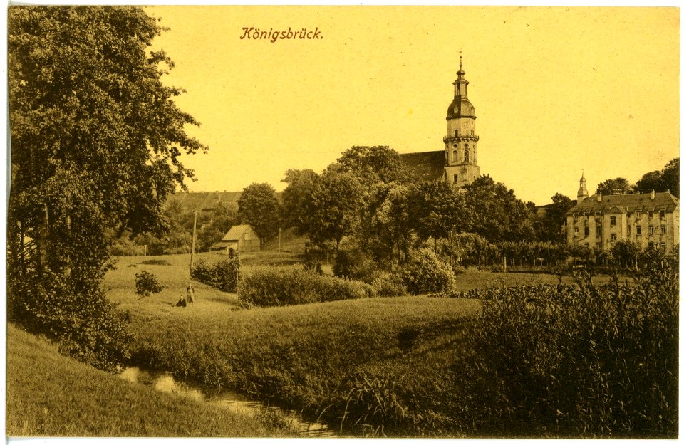 19591-Königsbrück-1915-Kirche-Brück & Sohn Kunstverlag