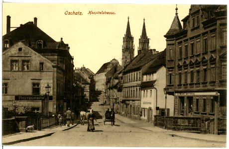19267-Oschatz-1915-Hospitalstraße-Brück & Sohn Kunstverlag