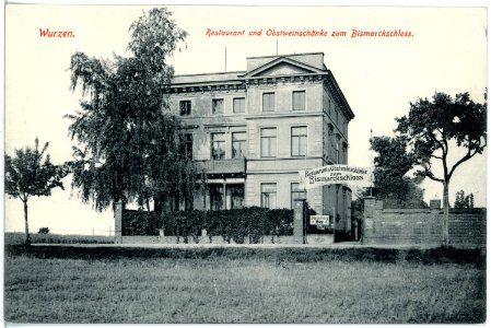 19477-Wurzen-1915-Obstweinschänke zum Bismarkschloß-Brück & Sohn Kunstverlag