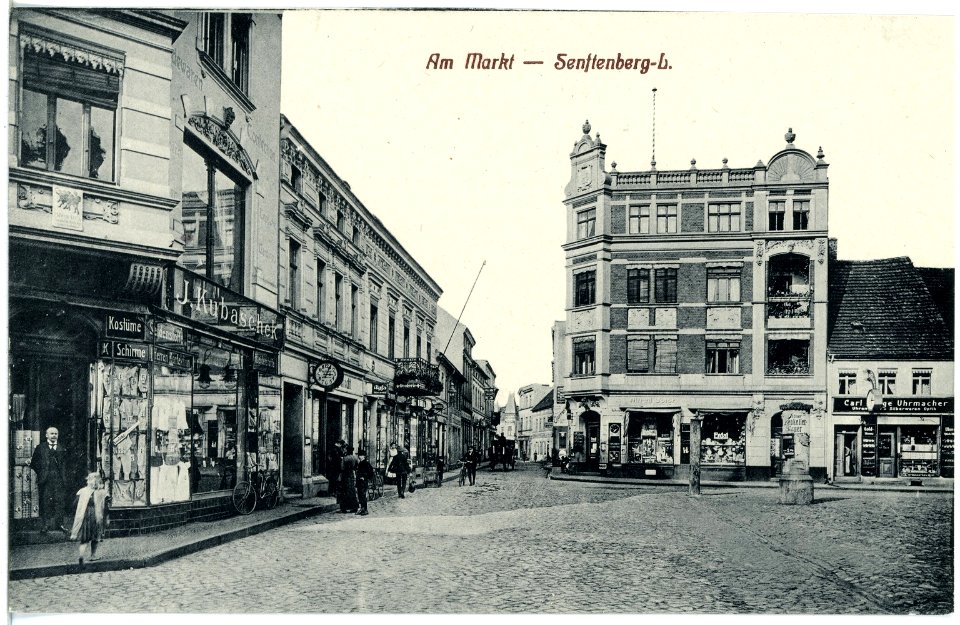 19752-Senftenberg-1915-Am Markt-Brück & Sohn Kunstverlag