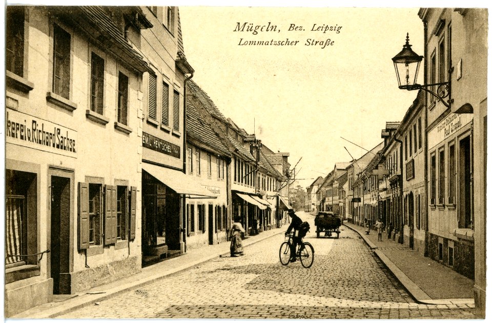 19282-Mügeln-1915-Lommatzscher Straße-Brück & Sohn Kunstverlag