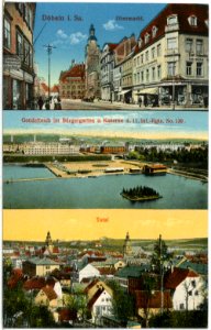 19767-Döbeln-1915-verschiedene Stadtansichten-Brück & Sohn Kunstverlag