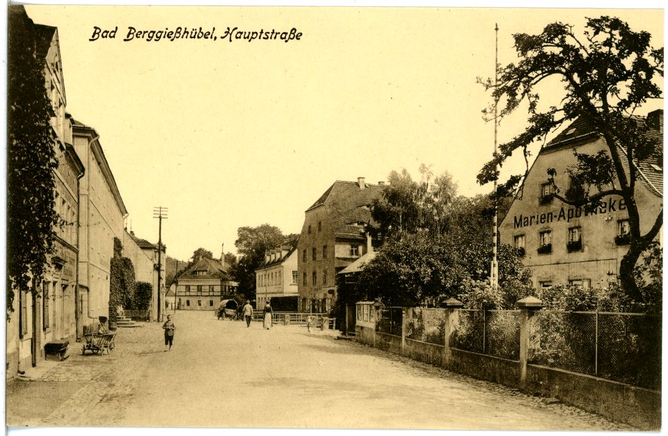 19619-Berggießhübel-1915-Hauptstraße-Brück & Sohn Kunstverlag