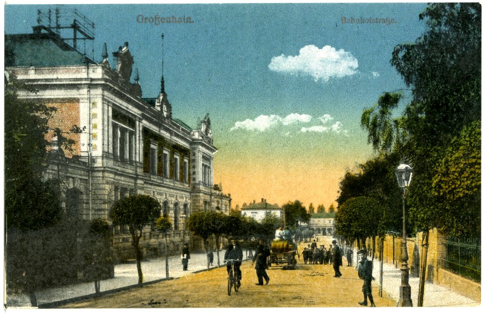 19797-Großenhain-1915-Bahnhofstraße-Brück & Sohn Kunstverlag