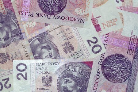 Polish zloty savings pay photo