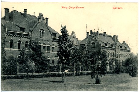 19245-Wurzen-1915-König-Georg-Kaserne-Brück & Sohn Kunstverlag
