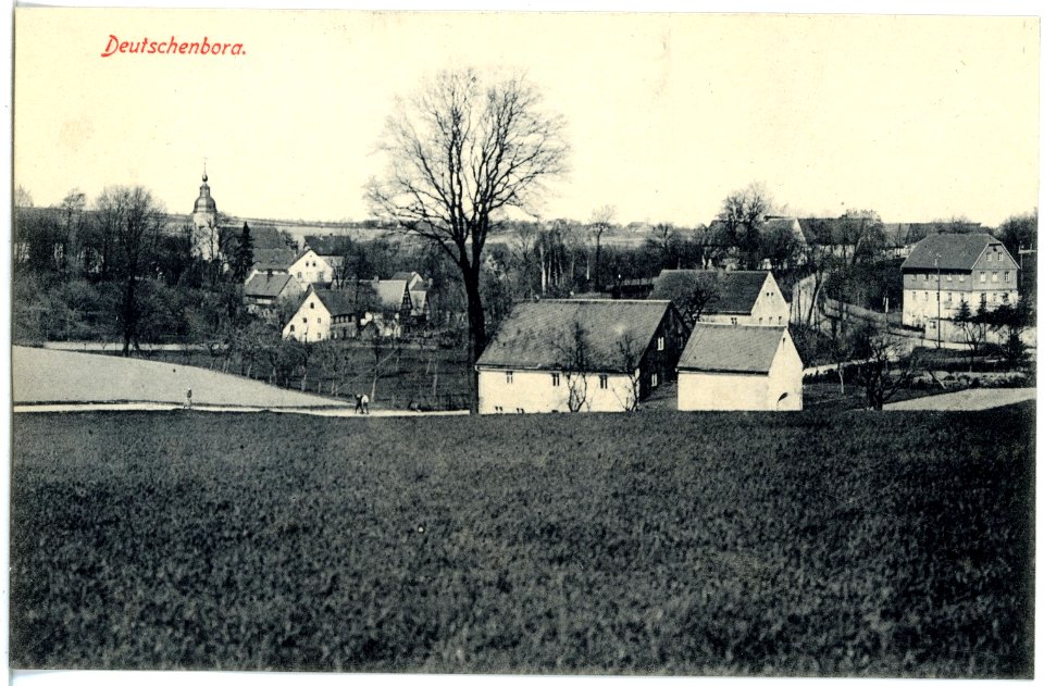 19322-Deutschenbora-1915-Blick auf Deutschenbora-Brück & Sohn Kunstverlag
