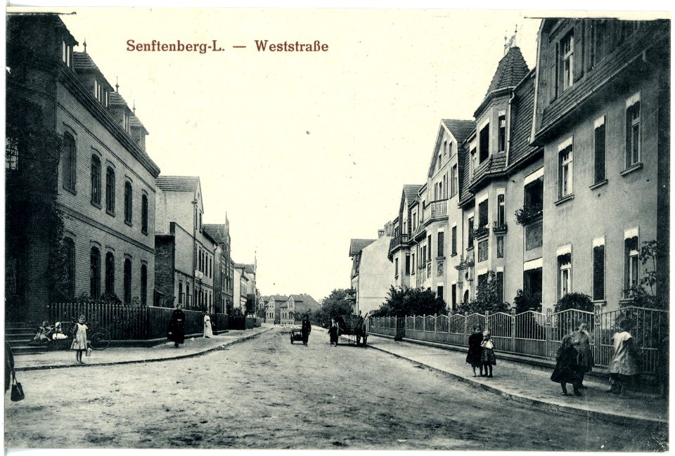 19751-Senftenberg-1915-Weststraße-Brück & Sohn Kunstverlag
