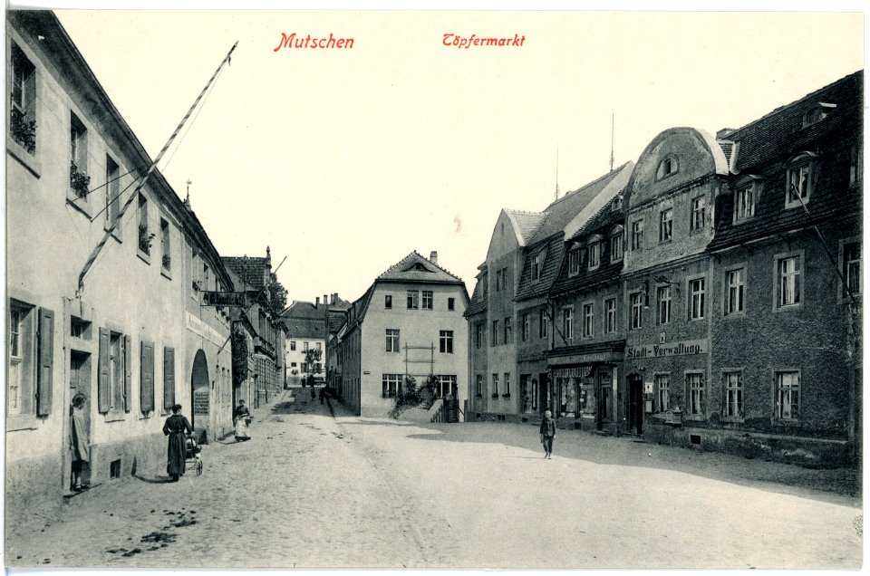 19085-Mutzschen-1915-Töpfermarkt-Brück & Sohn Kunstverlag