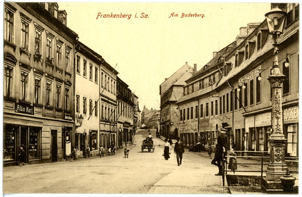 19444-Frankenberg-1915-Am Baderberg-Brück & Sohn Kunstverlag