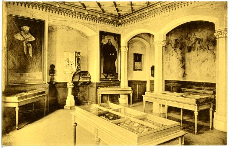 19733-Wittenberg-1915-Luthers Arbeitszimmer-Brück & Sohn Kunstverlag