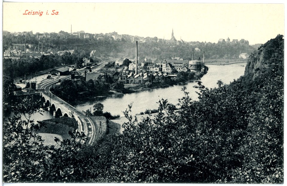 19762-Leisnig-1915-Blick von der Bastei-Brück & Sohn Kunstverlag