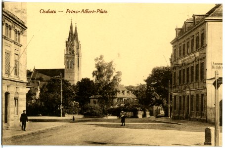 19261-Oschatz-1915-Prinz-Albert-Platz-Brück & Sohn Kunstverlag