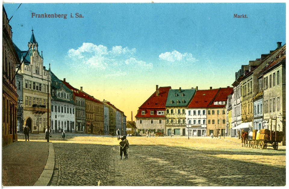19781-Frankenberg-1915-Markt-Brück & Sohn Kunstverlag