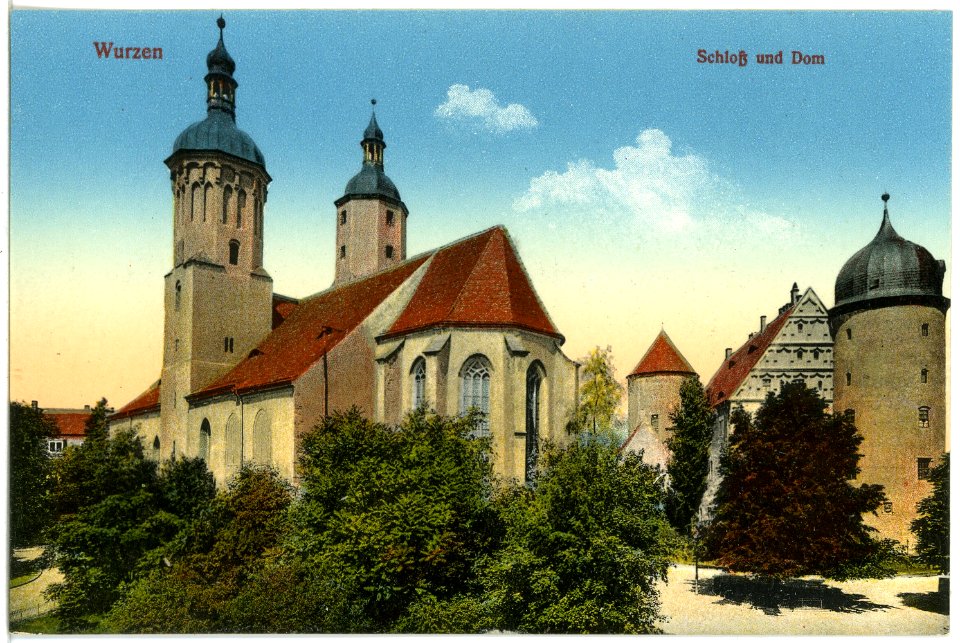 19650-Wurzen-1915-Schloß und Dom-Brück & Sohn Kunstverlag