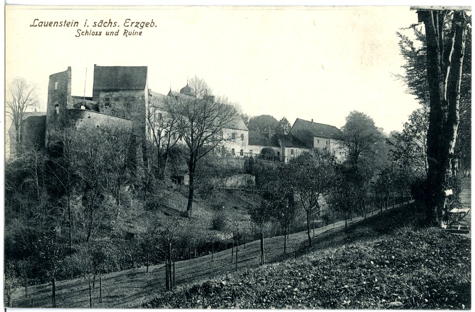 19015-Lauenstein-1915-Schloß und Ruine-Brück & Sohn Kunstverlag