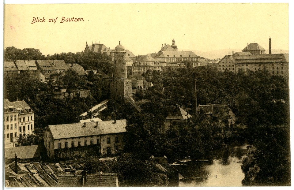 19333-Bautzen-1915-Blick auf Bautzen-Brück & Sohn Kunstverlag