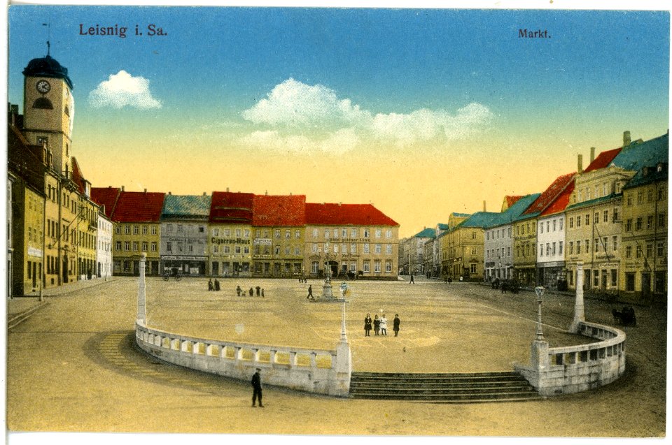 19061-Leisnig-1915-Markt-Brück & Sohn Kunstverlag