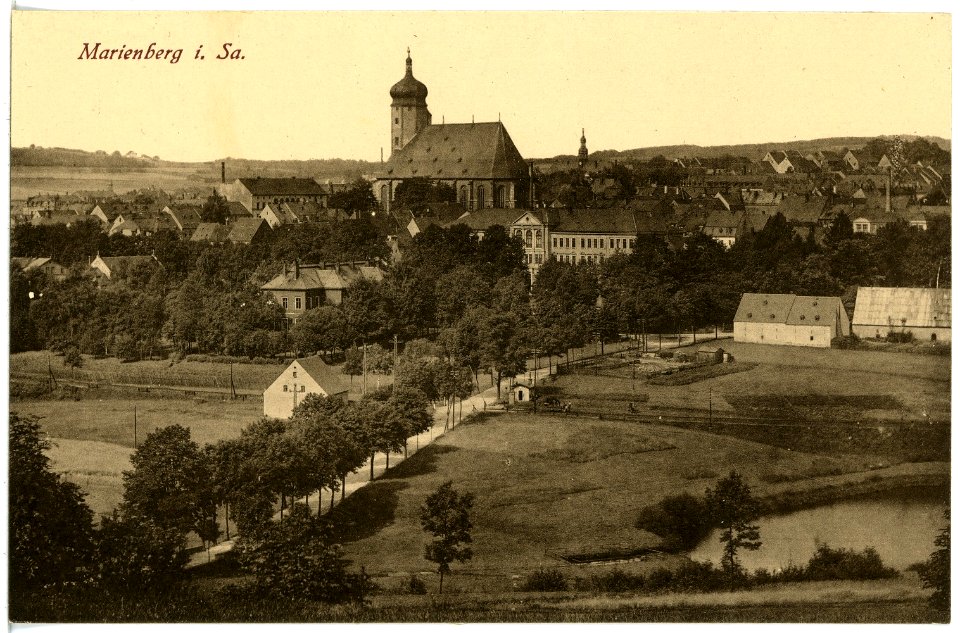 21466-Marienberg-1920-Blick auf Marienberg-Brück & Sohn Kunstverlag