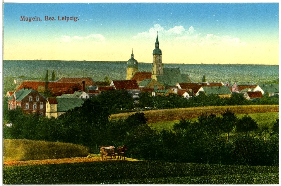 19558-Mügeln-1915-Blick auf Mügeln-Brück & Sohn Kunstverlag