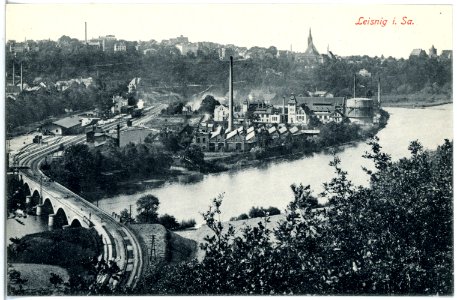 19761-Leisnig-1915-Blick von der Bastei-Brück & Sohn Kunstverlag