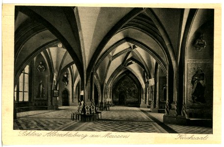21401-Meißen-1919-Albrechtsburg - Kirchsaal-Brück & Sohn Kunstverlag