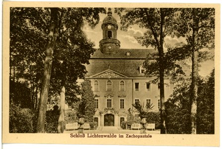 19567-Lichtenwalde-1915-Schloß-Brück & Sohn Kunstverlag