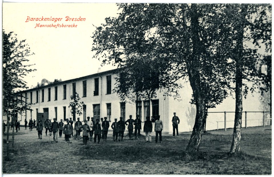 19104-Dresden-1915-Barackenlager-Mannschaftsbaracke-Brück & Sohn Kunstverlag