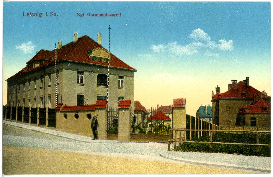 19697-Leisnig-1915-Königliches Garnisonslazarett-Brück & Sohn Kunstverlag