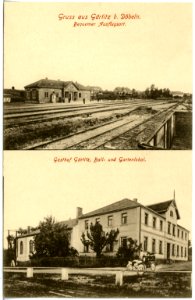 19473-Döbeln-1915-Gasthof, Bahnhof-Brück & Sohn Kunstverlag
